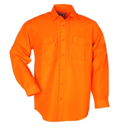 High-Visibility Performance Shirt - Designed for Search and Rescue operations  the Hi Vis Performance Shirt is made of lightweight 3.65 oz.  highly breathable polyester with a 40 UPF rating. The triple stitch construction and reinforced elbow patches provide maximum durability for rugged outdoor activity.