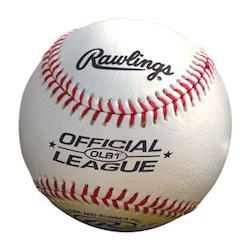 Rawlings Official League Leather Baseball - Rawlings Official League OLB1 Leather Baseball. 