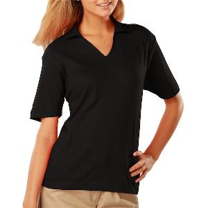 Classic Fit Ladies Pima Interlock Polo - Ladies short sleeve pima polo shirt made from 100% ringspun cotton.
