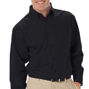 Men'S Long Sleeve Poplin - Men's 3 oz. lightweight long sleeve poplin shirt.
