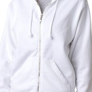  1598 Chouinard Ladies Full-Zip Hooded Sweatshirt  - 1598-White DirDye
