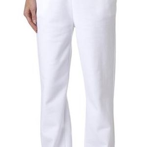 18400FL Gildan Missy Fit Heavy BlendTM 50/50 Open Bottom Sweatpants  - 18400FL-White
