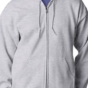 18600 Gildan Adult Heavy BlendTM Full-Zip 50/50 Hooded Sweatshirt  - 18600-Ash (50/50)