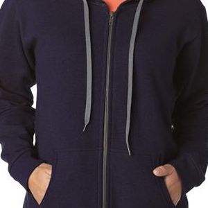  18700FL Gildan Missy Fit Heavy BlendVintage Full-Zip Hooded Sweatshirt 