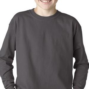 2400B Gildan Youth Ultra CottonTM Long-Sleeve T-Shirt  - 2400B-Charcoal