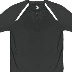   2932 Badger B-Core Youth "Competitor" Two Button Placket Jersey 