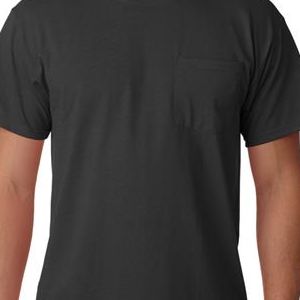 29MP Jerzees Adult Heavyweight 50/50 Blend T-Shirt with Pocket  - 29MP-Black