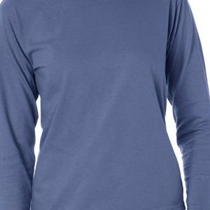 3014 Chouinard Ladies' Long-Sleeve Garment-Dyed Tee  - 3014-Blue Jean PgmDye