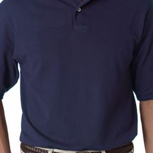 438 Jerzees Adult 50/50 Pique Polo with SpotShield®  - 438-J Navy