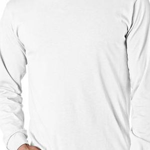 4930 Fruit of the Loom Adult Heavy Cotton HDTM Long-Sleeve T-Shirt  - 4930-White