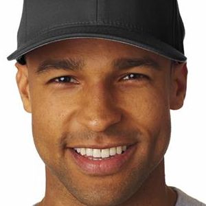6277 Flexfit Adult Wooly Combed-Twill Constructed Cap  - 6277-Black