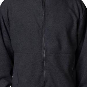 8485 UltraClub® Polyester Adult Iceberg Fleece Full-Zip Jacket  - 8485-Black