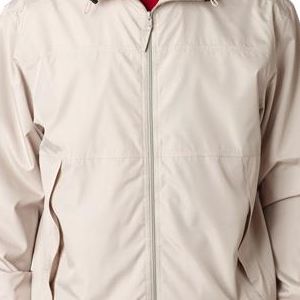 8935 UltraClub Adult Micro-Polyester Full-Zip Jacket with Hood  - 8935-Sand