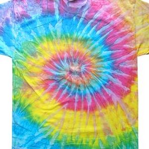 H1000b tie-dyes Youth Tie-Dyed Cotton Tee  - H1000B-Saturn Swirl
