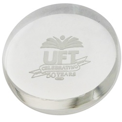Disc Acrylic Paperweight