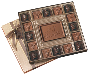 Large Custom Chocolate Squares Gift Box