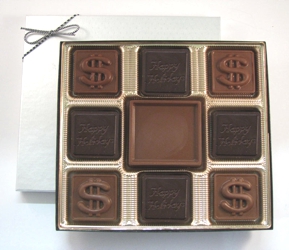 Medium Custom Chocolate Squares Gift Box