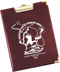 Stitched Clipboard - Made in USA Union Bug Available