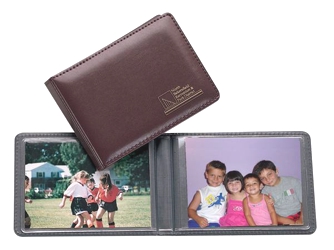 Lethredge&#174; Moir&#233; Photo Album - Made in USA Union Bug Available