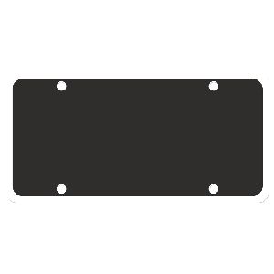License Plate Insert - Stylishly and affordably puts company names on the front of customers' cars or trucks