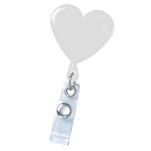 Heart Secure-A-Badge&#153; - Lightweight, heart-shaped design sends a caring message