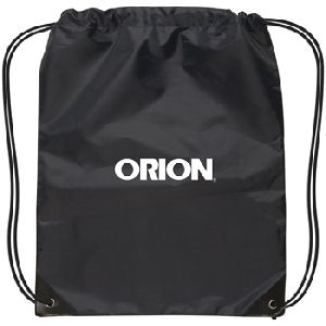 Small Nylon Drawstring Backpack - Backpack is constructed of 210D Nylon with a black adjustable

drawstring closure and black reinforced triangle corners with

metal grommets