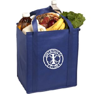 Insulated Large Non-Woven Grocery Tote - Constructed of 80 gsm non-woven polypropylene