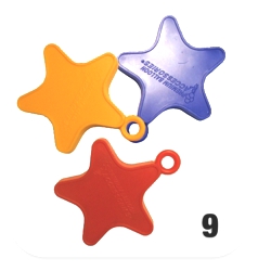 Heavy Balloon Weight-Star Shaped - $50.00 (A) Minimum-Unless ordered with other product