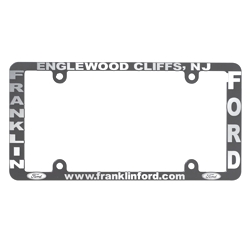 Hi-impact 3-d Side Imprint License Plate Frame - 