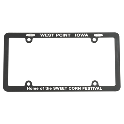 Screened Full View License Plate Frame - 