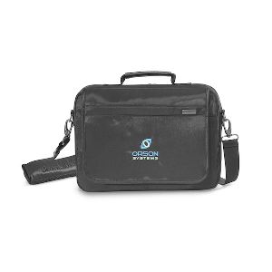 Brookstone Slim 13" Computer Messenger Bag - Slim profile messenger bag with executive styling.