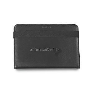 Brookstone 7" Leather Tablet Stand - Executive styling and full grain leather perfect for any professional.