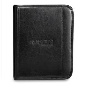 Deluxe Leather Wired-E Padfolio - Deluxe Leather Wired-E Padfolio