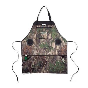 Grill and Groove Camo Apron with Speakers - 