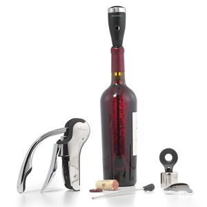Brookstone&reg; Wine Connoisseur 4 Piece Gift Set - 