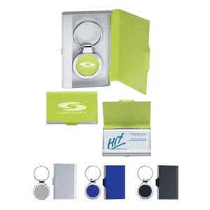 2 In 1 Key Tag/Business Card Holder