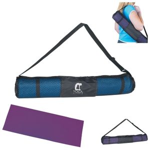 Yoga Mat And Carrying Case (Silk-Screen)