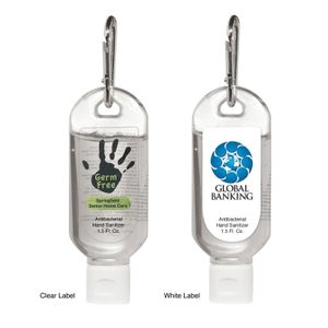 1.5 Oz. Hand Sanitizer With Carabiner