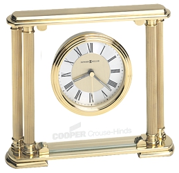 Athens - Solid brass quartz tabletop clock