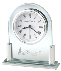 Brinell II - Glass arch tabletop alarm clock