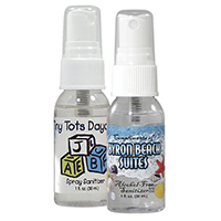 1 ounce Spray Sanitizer - 1 ounce Spray Sanitizer  Price includes 4CP scratch resistant, waterproof Tuf Gloss label