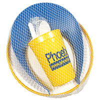 Picnic Kit  - The Picnic Kit has all of the features of the Buffet Kit (Item # 414), and includes a logoed sun visor for extra summer fun. Made in USA.