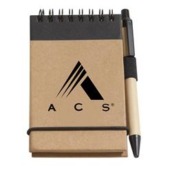Recycled Jotter Pad with Pen - Conservation-Eco Friendly