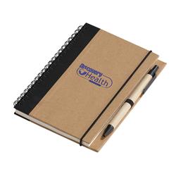 Recycled Notebook with Pen - Conservation-Eco Friendly