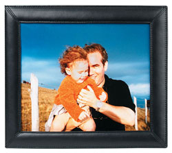 8" x 10" Single Picture Frame - Genuine Leather Frame