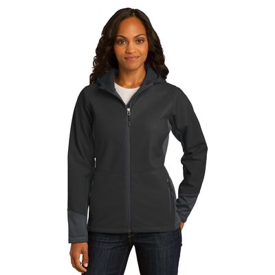 Port Authority 174  Ladies Vertical Hooded Soft Shell Jacket. L319 - 