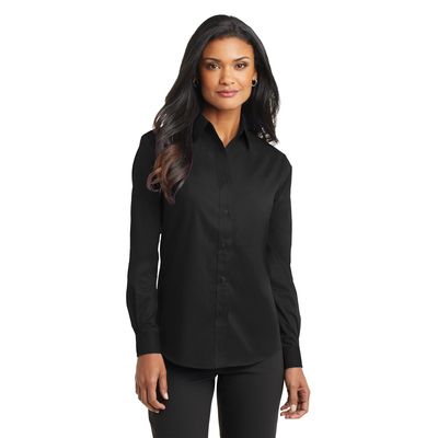 Port Authority &#174;  Ladies Long Sleeve Value Poplin Shirt. L632
