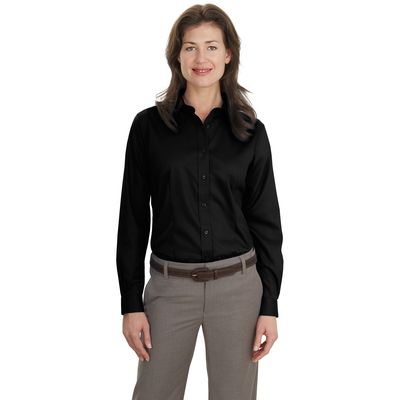 Port Authority &#174;  Ladies Long Sleeve Non-Iron Twill Shirt.  L638