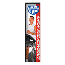 10' Rectangle Sail Sign Single-Sided Replacement Graphic - 