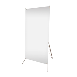 24" x 48" Tripod Banner Display Hardware Only - Portable and Lightweight, this time-tested design comes in four sizes!Strong fiberglass plastic "X" support constructionHigh impact plastic support hub and banner hooksFlexible arms pull banner taut and create stabilityHighly recommended for multi-display applications at expositions, retail locations and promotional campaigns